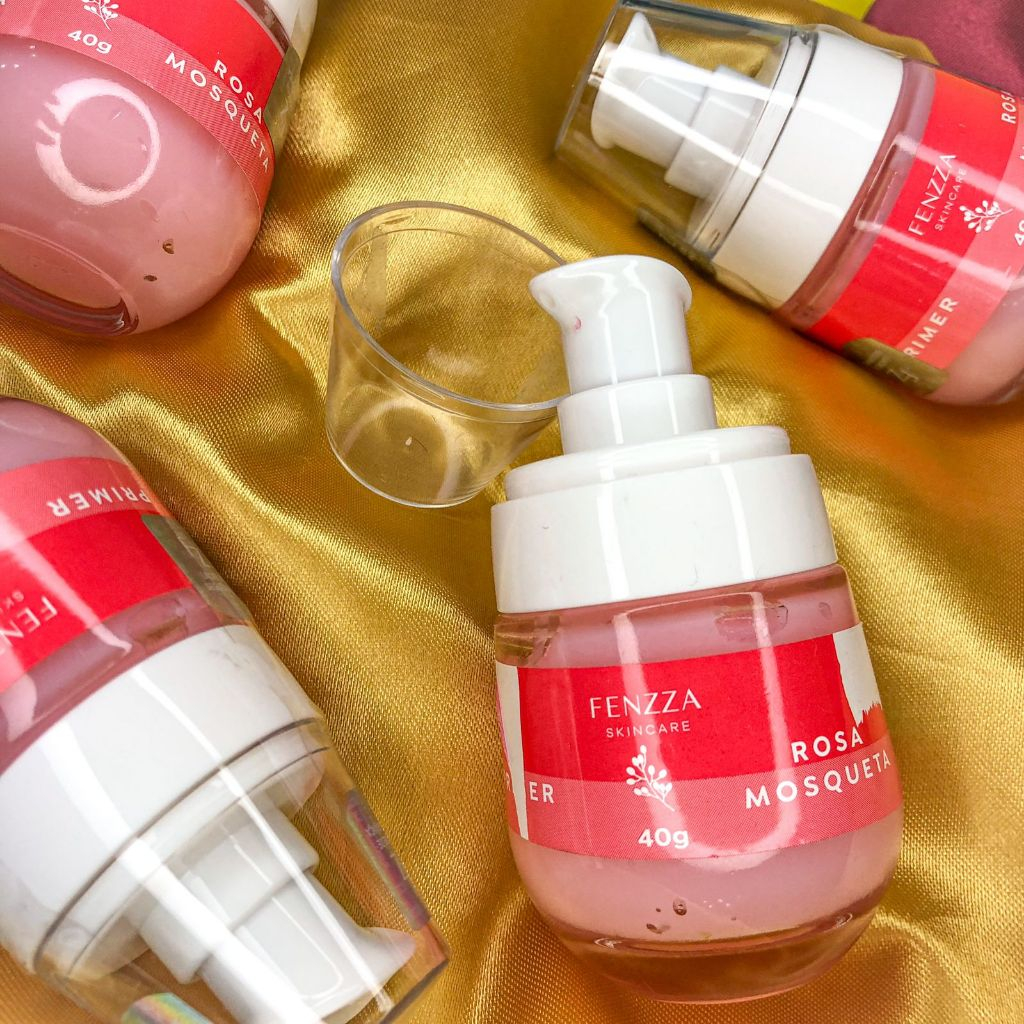 Primer Facial Rosa Mosqueta Maquiagem - Fenzza | Shopee Brasil