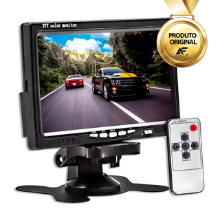Monitor 7 Polegadas Lcd Monitoramento CFTV + Controle