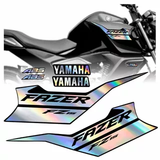 Kit Faixas Adesivos Holograficos Fz 15 2023 2024
