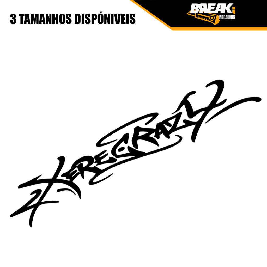 Adesivo Xerecrazy Greg Ferreira - Carro/Moto