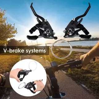Passador Alavanca Marchas Rapid Fire Gts Tec 3x7 21v Bike