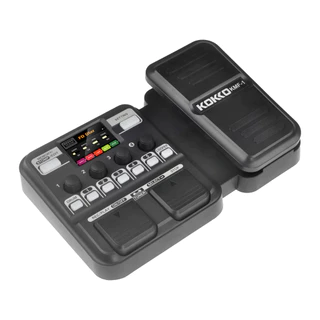 Pedal de guitarra KOKKO KMF-1 Efeito sintetizado 18 modelos de amplificadores IR 512 Dot Sampling Drum Machine e função Loop Acessórios para guitarra