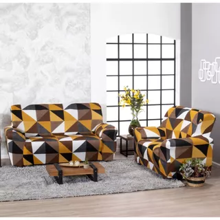 Capa de Sofá Coladinha Estampada - 3 e 2 Lugares em Malha Gel - Diversas Estampas