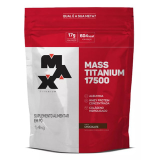 Suplemento Mass Titanium 17500 - Hipercalórico 1.4kg - Max Titanium