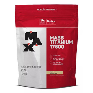 Suplemento Mass Titanium 17500 - Hipercalórico 1.4kg - Max Titanium — foto 3 — Achou Levou Brasil