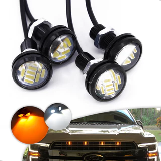 Kit 2/4/10 Luz De Grade Led ambar laranja led branco Caminhonete Pick Ups hilux strada ranger f250 saveiro montana s10 em Oferta na Shopee