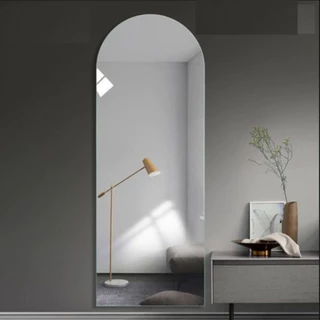 Espelho Grande Corpo Todo Orgânico 150cm 160cm 170cm Ideal para Hall, Salas, Quartos e Closet, Salão de beleza - Embalagem Segura - Fixação com botão Francês ou Pendurador