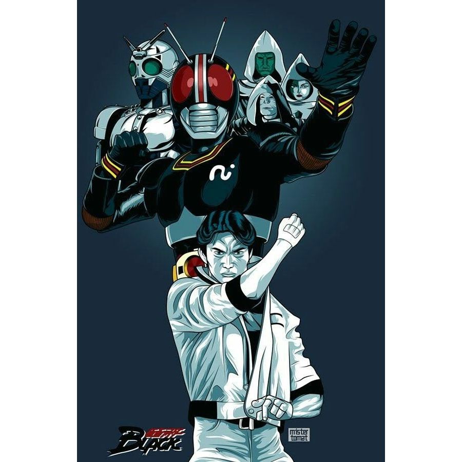 ポスター keroyon Kit Placas Decorativas Quadros Tokusatsu Anime Jaspion Jiraiya