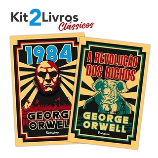 Kit 2 Livros - 1984 + A Revolução dos Bichos - George Orwell