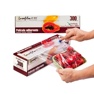 Filme PVC 28cm X 300 Metros - Filme de PVC - COM LÂMINA DE CORTE PROMOÇÃO!!!