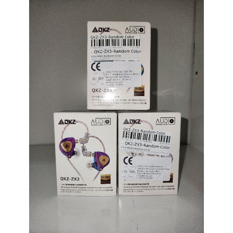 【Ｑ】 fone QKZ ZX3 LANÇAMENTO ótima qualidade som incrível retorno de