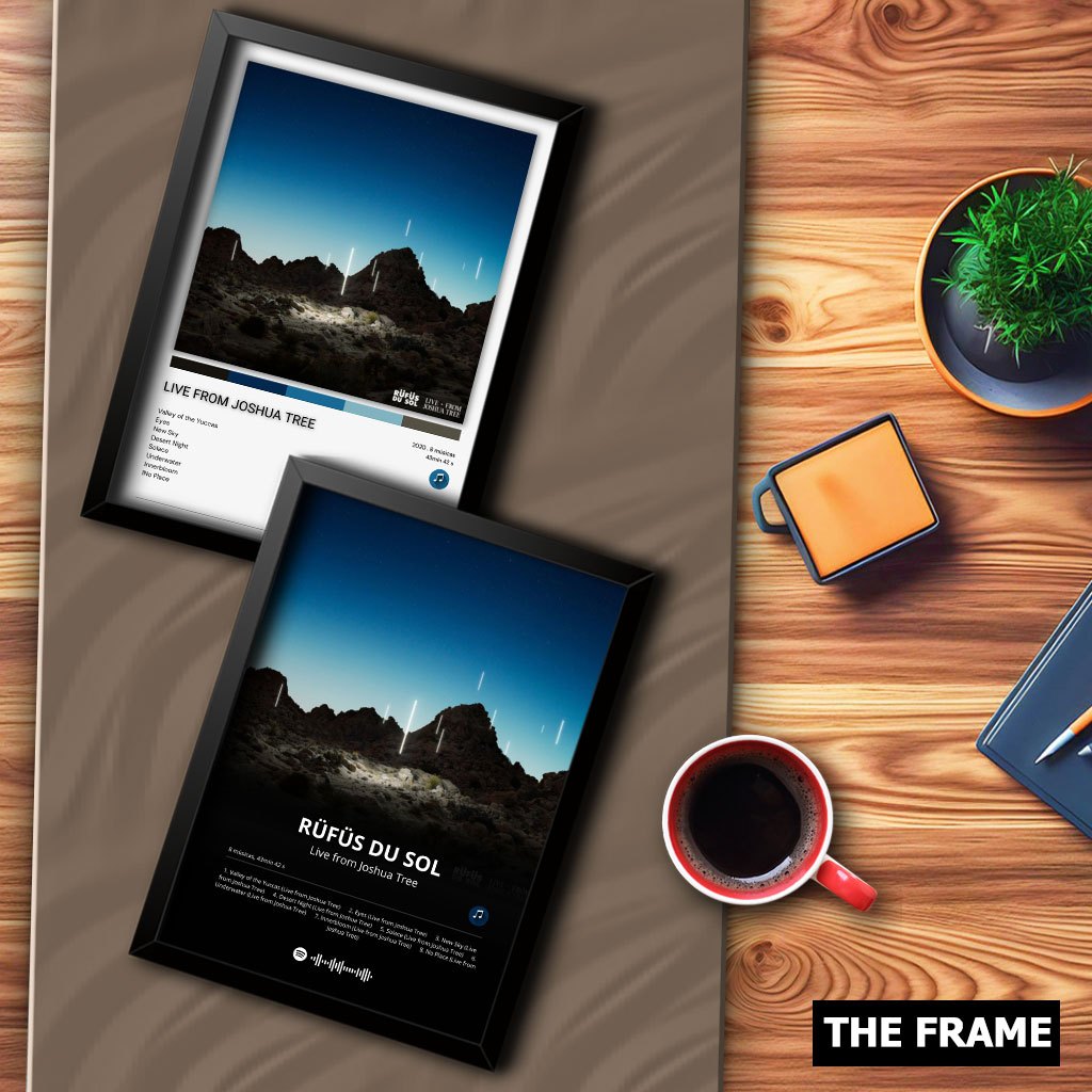 Quadro Decorativo Spotify Rufus Du Sol Live From Joshua Tree Album
