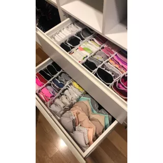 Colmeia Organizadora de Gavetas para roupas de bebes, calcinhas, gravatas, cuecas, meias, sutiãs, organizador de guarda roupas