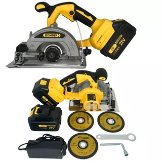 Serra Circular Portátil 21V com 2 Baterias Serra Mármore Serra tipo Makita