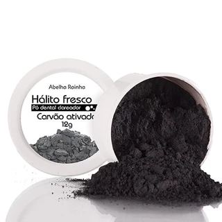 Pó Dental Branqueador Com Carvão Ativado Hálito Fresco – 12g