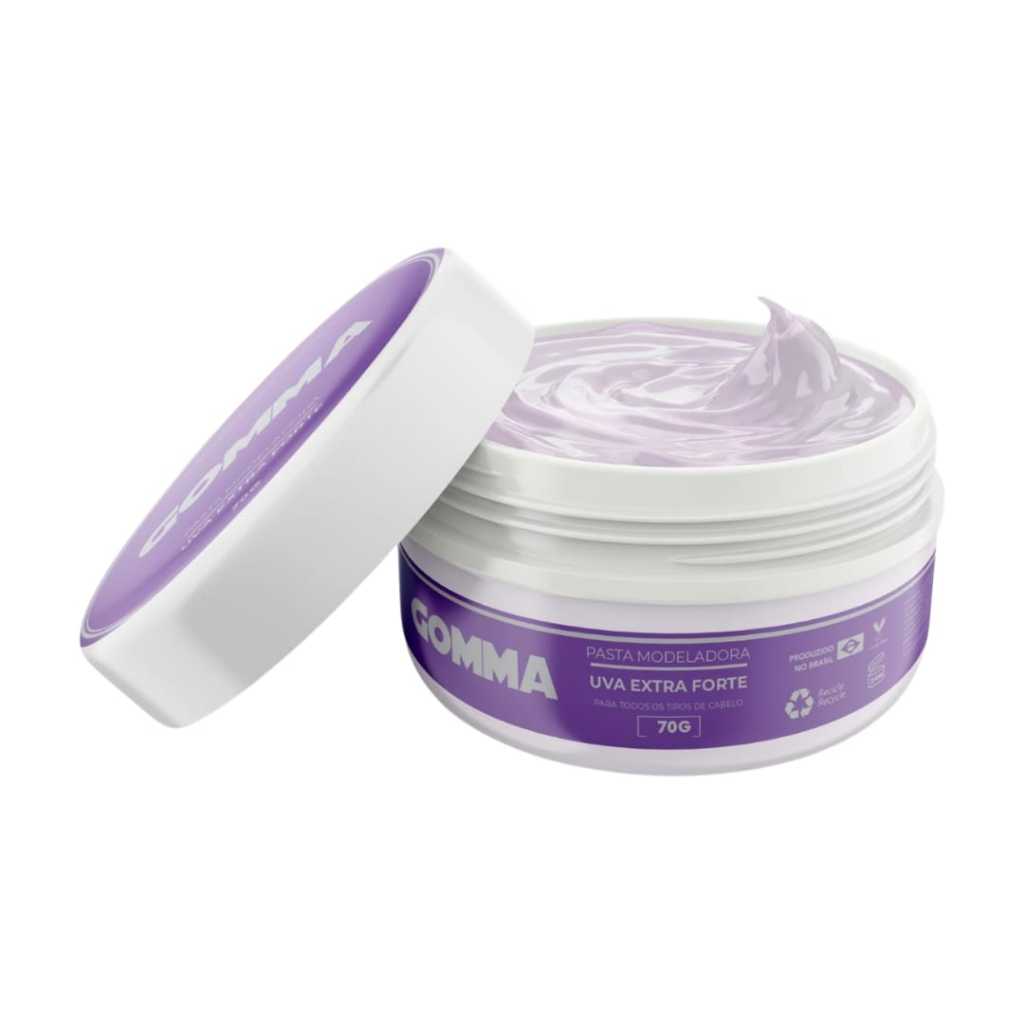 Pasta Modeladora Incolor Extra Forte Uva 70g Gomma 1 Unidade | Shopee ...