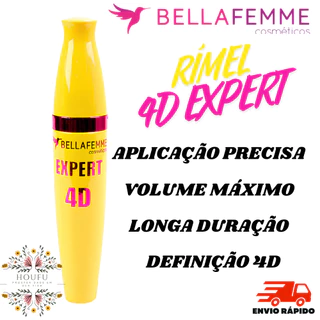 mácara de cilios maquiagem rimel Bella Femme 4D