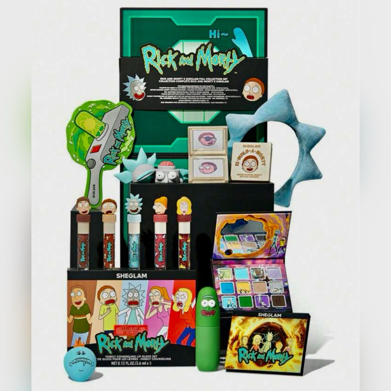 KIT - COLEÇÃO DE MAQUIAGEM DA TEMÁTICA RICK AND MORTY | Shopee Brasil