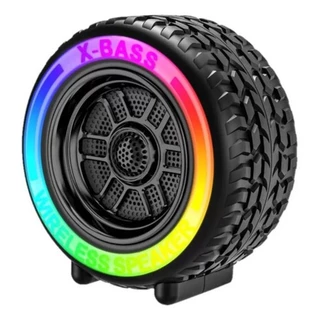 CAIXA DE SOM RODA PNEU DE CARRO COM LED PORTÁTIL COM BLUETOOTH *** SUPER PROMOÇÃO ***
