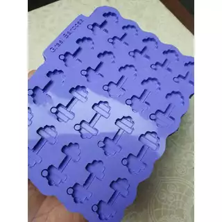 Molde de silicone para resina Halter 20un 3cm|1,9cm