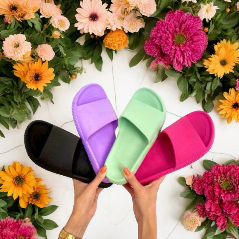 Chinelo nuvem feminino slide envio imediato - CHINELO FEMININO ADULTO INFANTIL CORES VARIADAS