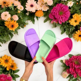 Chinelo nuvem feminino slide envio imediato - CHINELO FEMININO ADULTO INFANTIL CORES VARIADAS