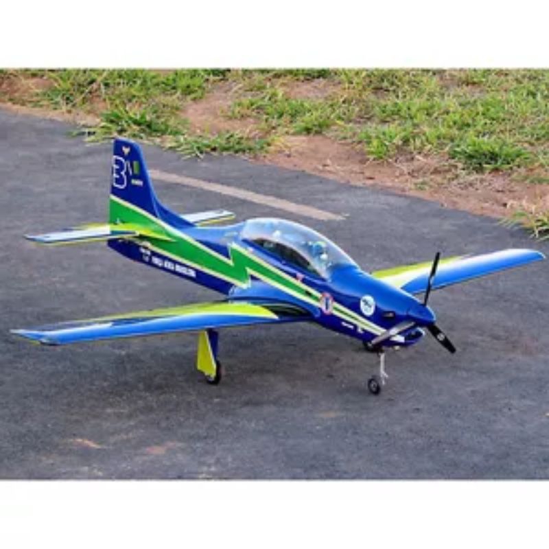 kit para monta do aeromodelo tucano t27 120cm de envergadura