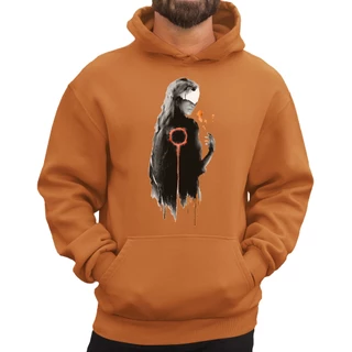 Blusa de Frio Moletom Canguru com Capuz Dark Souls Fire Keeper Unissex Inverno