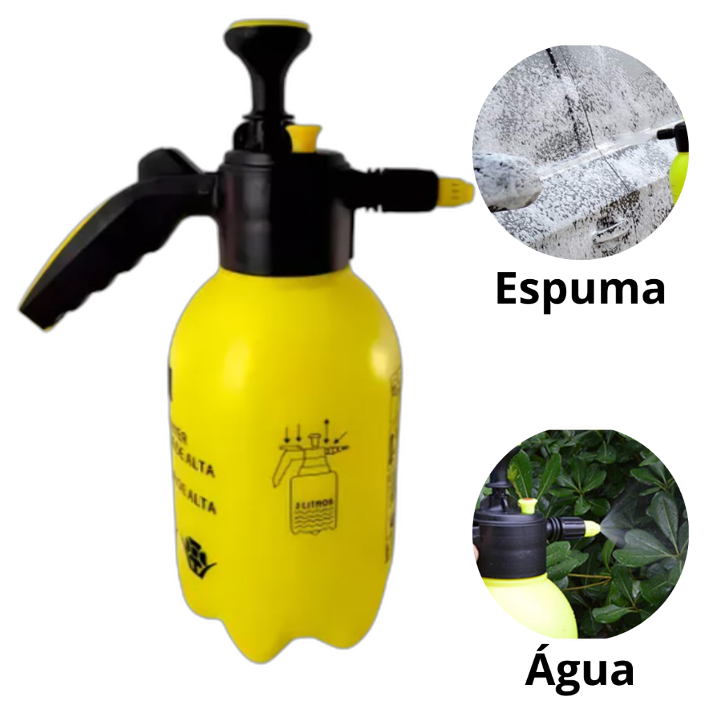 PULVERIZADOR DE PRESSAO POLIPROPILENO 2L