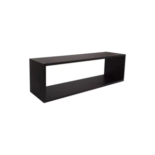 Nicho Retangular Preto Mdf Sala Quarto Cozinha Escritório