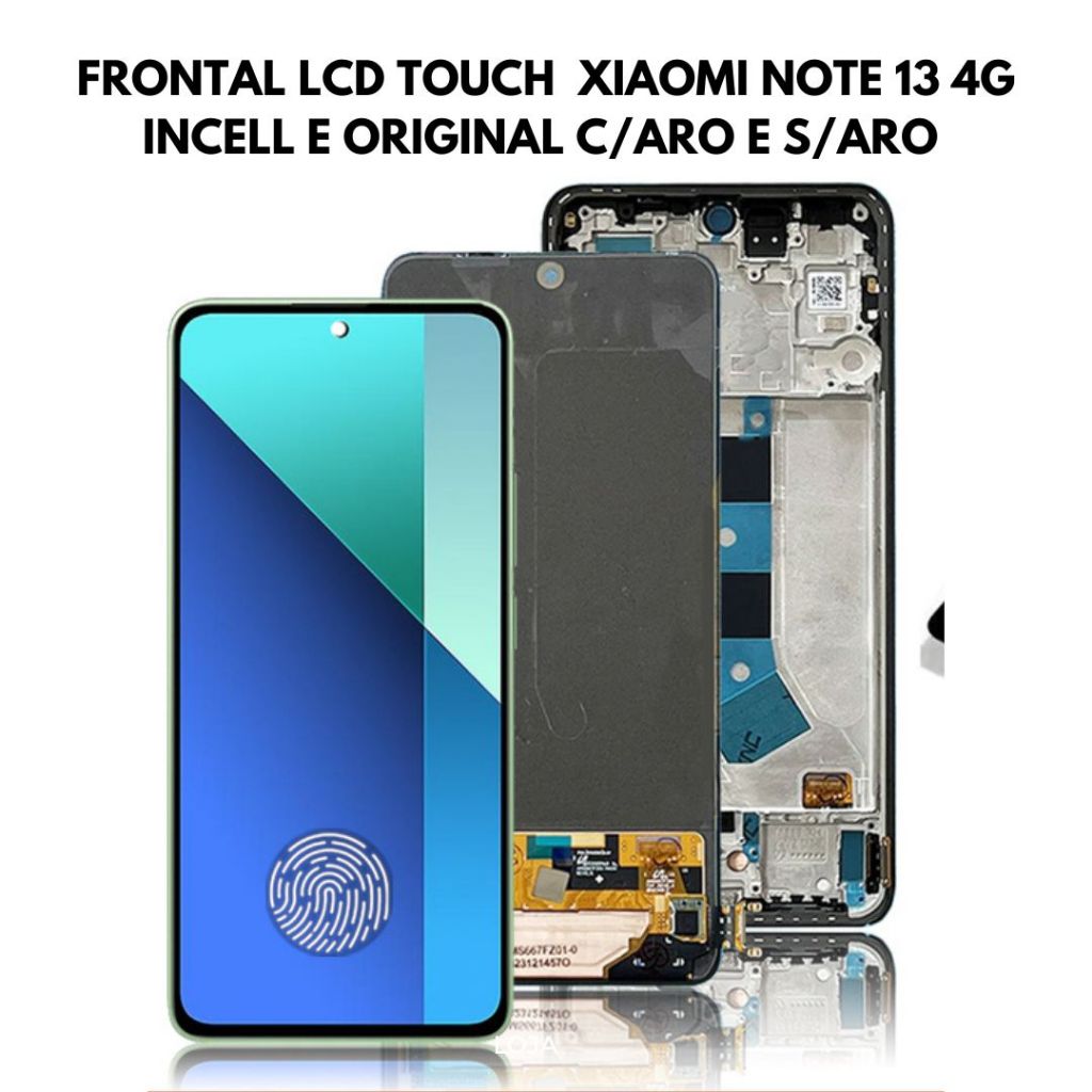 Tela Frontal Lcd Display Xiaomi Redmi Note 13 4g Incell, Original ...