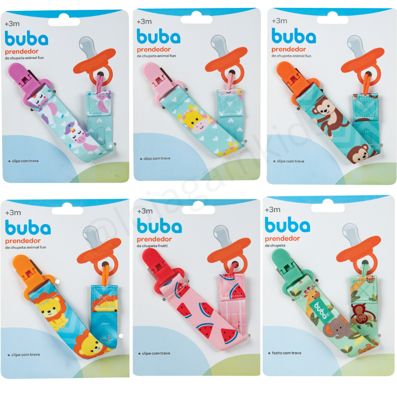 Prendedor De Chupeta Buba Para Bebês Modelos Infantil Buba | Shopee Brasil