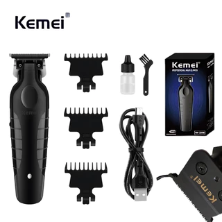 Kemei KM-2299 Original 0 GAP Acabamento Cabelo e Barba Profissional: Potência e Precisão para Barbearias/Envio Imediato