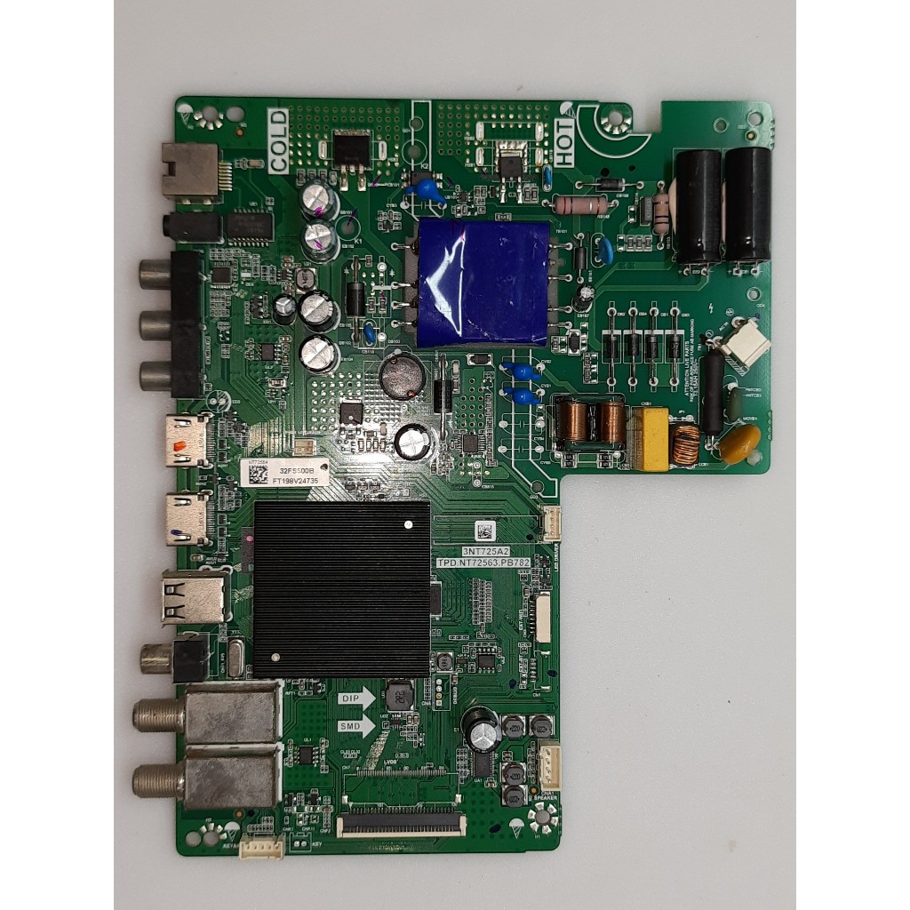 placa principal tv panasonic tc-32fs500b / tpd.nt72563.pb782