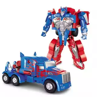 Carrinho Robo Transformes Optimus Prime Caminhão Brinquedo Infantil