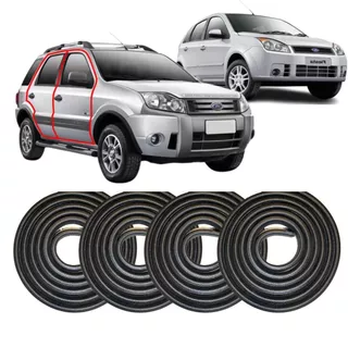 BORRACHA DE PORTA FORD FIESTA 2004 ATE 2014 ECOSPORT 2003 ATE 2013 FOCUS G2 10/13 VEDACAO PORTAS