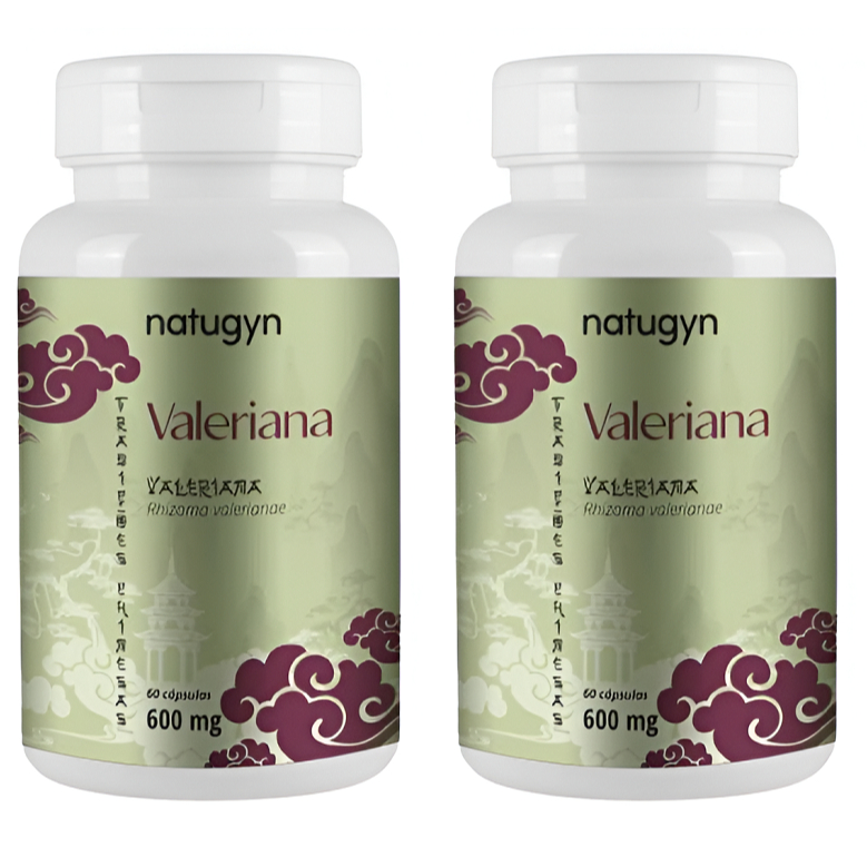 Valeriana 60 cápsulas 600 mg Natugyn ( 02 Unidades )