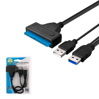Cabo Conversor Adaptador Usb 3.0 Sata Dual + usb 2,0 12v 2a Hd