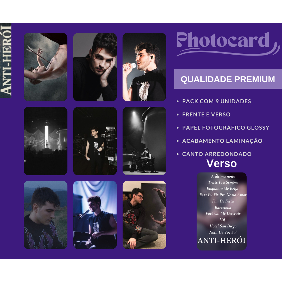kit Photocard Jao Pack com 9 ou 15 unidades Super l Pirata l Anti