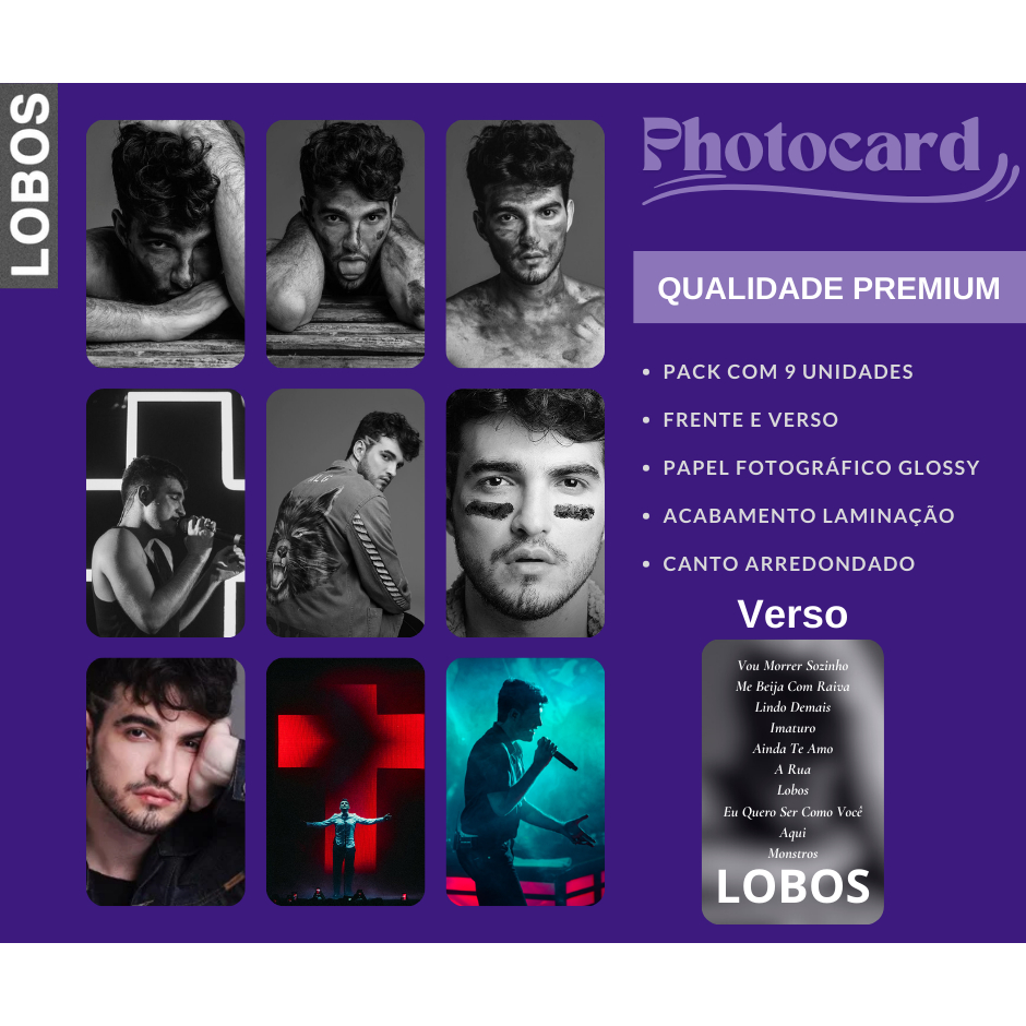 kit Photocard Jao Pack com 9 ou 15 unidades Super l Pirata l Anti