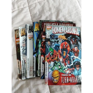 Kit quadrinho Homem-Aranha volumes 123 ao 133