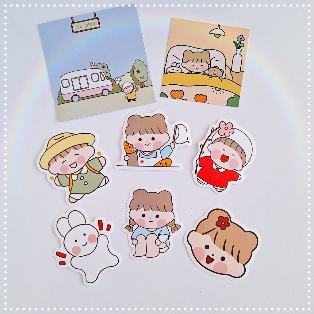 Adesivos Stickers Grande Fofo Kawaii | Shopee Brasil