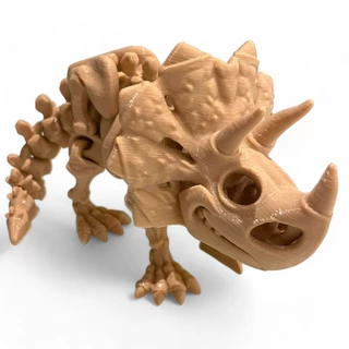 Brinquedo Dinossauro TRICERATOPS ESQUELETO Articulado Dinossauros Fidget Toy Dino Jurassic World
