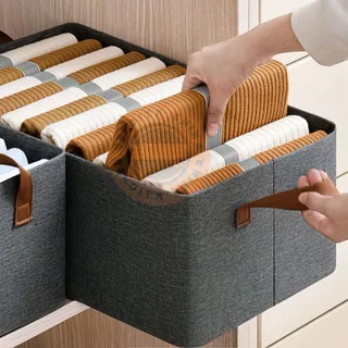 Organizador Multiuso de Gaveta Roupeiro Guarda Roupa Calça Jeans Roupas Íntimas Dobrável