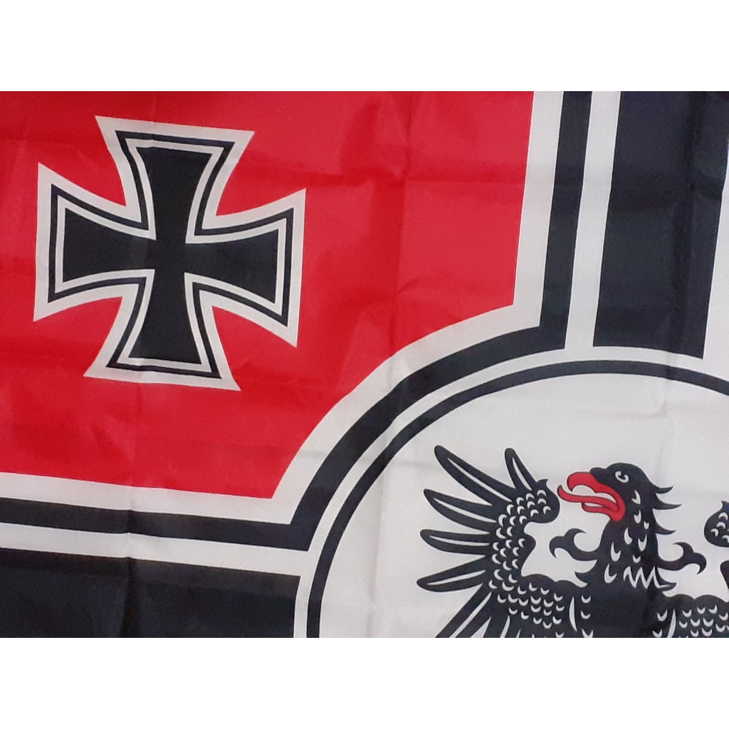 Bandeira Cruz de Ferro. Império Alemão. Época permitida! 90x60 cm Alemanha. últimas unidades.