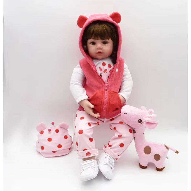 Boneca Reborn Bebê Realista Silicone Bebe Barata Realista 100% siliconado + Itens Promoção Envio Imediato