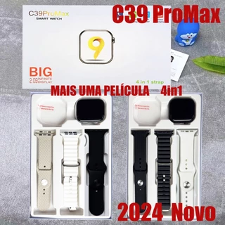 2024 Smartwatch C39 promax Série 9 47mm Relógio Inteligente Feminino Masculino Lançamento micrower