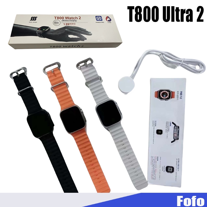 Smartwatch T800 T900 IWO 16 Ultra Watch Série 8 Bluetooth Rastreador De Chamadas Impermeável