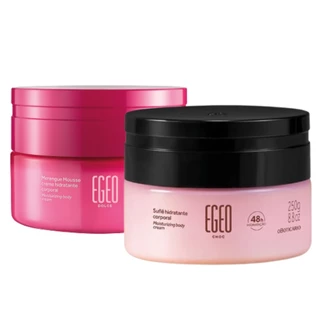 Kit 2 Creme Hidratante Egeo Dolce e Choc 200ml Feminino