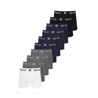 Kit 10 Cuecas Boxer Microfibra Polo Wear Masculina